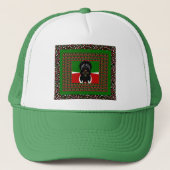 Jambo Kenya Art Print Truckerkappe (Vorderseite)