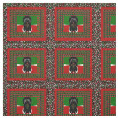 Jambo Kenya Black Red Green Flag Colors Stoff (Muster)