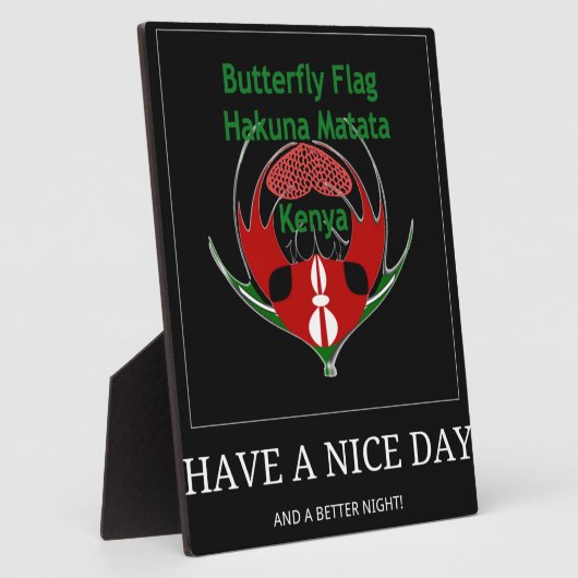 Jambo Kenya Fotoplatte (Seite)