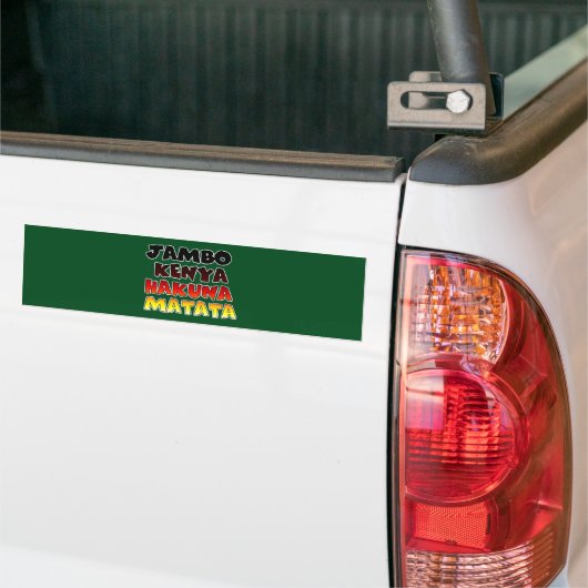 Jambo Kenya Hakuna Matata Autoaufkleber (Auf Lkw)
