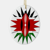 Jambo Kenya Hakuna Matata Keramikornament (Rechts)