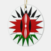 Jambo Kenya Hakuna Matata Keramikornament (Links)
