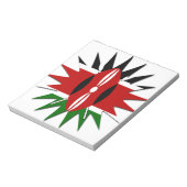 Jambo Kenya Hakuna Matata Notizblock (Rotiert)