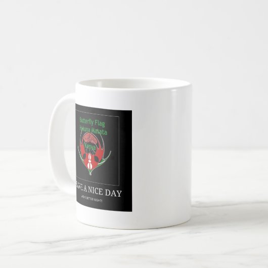 Jambo Kenya Kaffeetasse (Vorderseite Links)