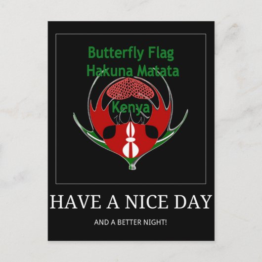 Jambo Kenya Postkarte (Vorderseite)