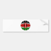 Jambo Kenyan Flag Autoaufkleber (Vorne)