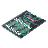 Jambo-Löwe-Hakuna-Matata Notizblock (Linke Seite)