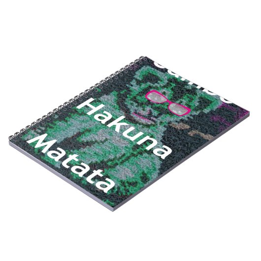 Jambo-Löwe-Hakuna-Matata Notizblock (Linke Seite)