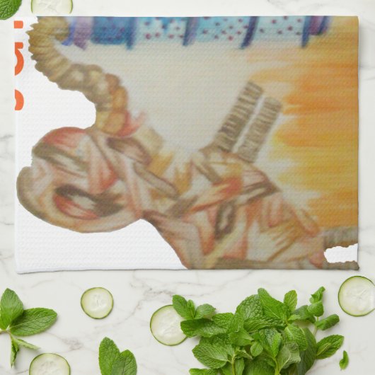 jambo riesiges Hakuna Matata.png Handtuch (Gefaltet)