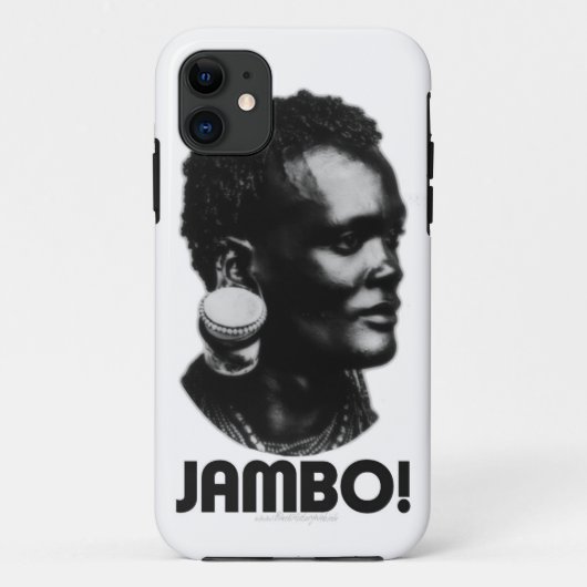 JAMBO! Suaheli-Gruß Case-Mate iPhone Hülle (Rückseite)