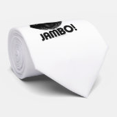 JAMBO! Suaheli-Gruß Krawatte (Gerollt)