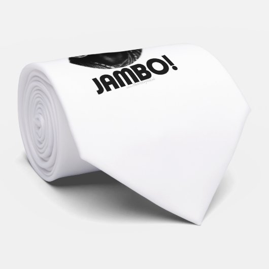 JAMBO! Suaheli-Gruß Krawatte (Gerollt)