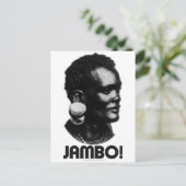 JAMBO! Swahili Greeting Postkarte (Stehend Vorderseite)
