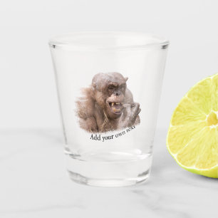 Jambo The Hairless Chimp (Ändern Sie Ihren eigene Schnapsglas