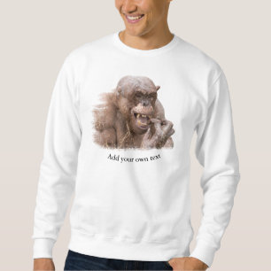 Jambo The Hairless Chimp (Ändern Sie Ihren eigenen Sweatshirt
