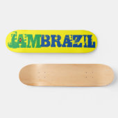 JAMBRAZIL JMTSkateboard, 7 ¾" Deck Skateboard (Horizontal)