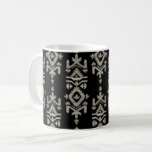 Jamdani-Druck-Volkskunstmuster Kaffeetasse (Vorderseite Links)