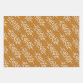 Jamdani Print Folk Pattern Geschenkpapier Set (Vorderseite 2)