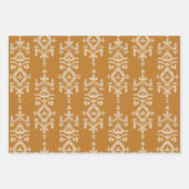 Jamdani Print Folk Pattern Geschenkpapier Set (Vorderseite)