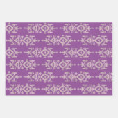 Jamdani Print Folk Pattern Geschenkpapier Set (Vorderseite 3)