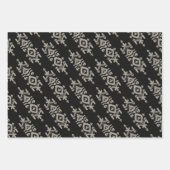 Jamdani Print Folk Pattern Geschenkpapier Set (Vorderseite 2)