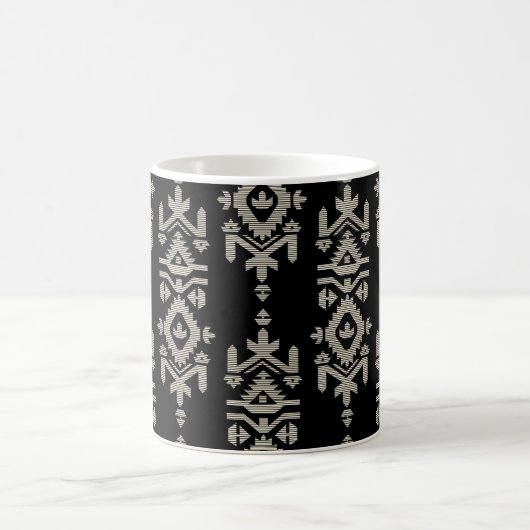 Jamdani Print Folk Pattern Kaffeetasse (Mittel)