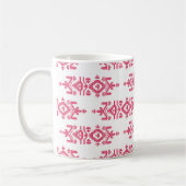 Jamdani Print Folk Pattern Kaffeetasse (Links)