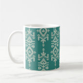 Jamdani Print Folk Pattern Kaffeetasse (Links)