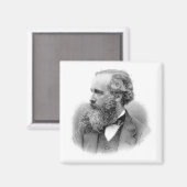 JAME CLERK MAXWELL MAGNET (Vorderseite/Rückseite)
