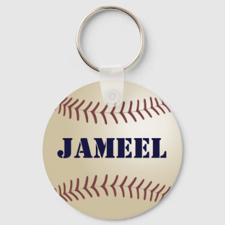 Jameel Personalized Baseball Keychain by 369MyName Schlüsselanhänger