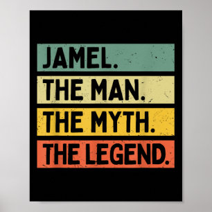 Jamel der Mann, der Mythos, der Legende lustige Pe Poster