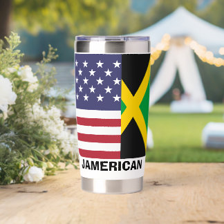 Jamerikaner, Jamaikanisch-amerikanische Flagge, 4. Thermobecher