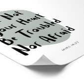 James 14:27 Poster (Ecke)