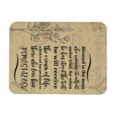 James 1:12 Bibelverse Magnet (Horizontal)