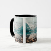 James 1:12 KJV Bible Verse Zwei-Tone-Tasse Tasse (Vorderseite Links)
