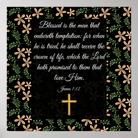 James 1:12 poster (Vorne)