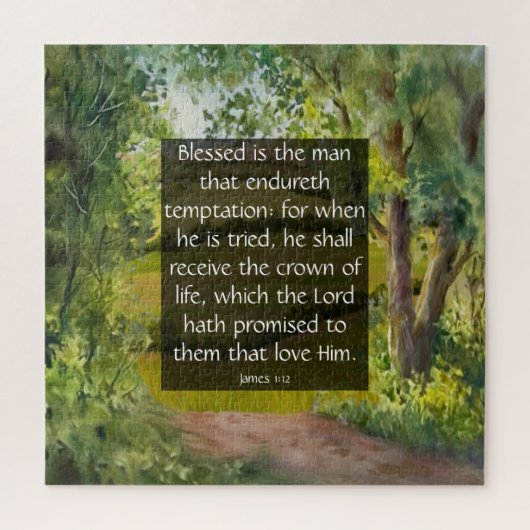 James 1:12 puzzle (Vertikal)
