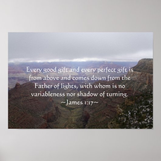 James 1:17 Poster (Vorne)