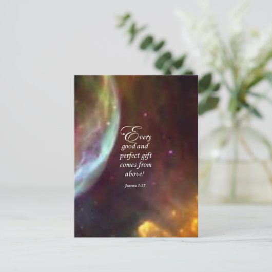 James 1:17 postkarte (Stehend Vorderseite)