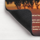 James-1:22 - 24 Schrift Mousepad (Ecke)