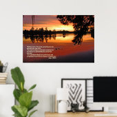 James 1:22-24 Scripture Print Poster (Heimbüro)