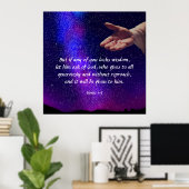 James 1:5 poster (Heimbüro)