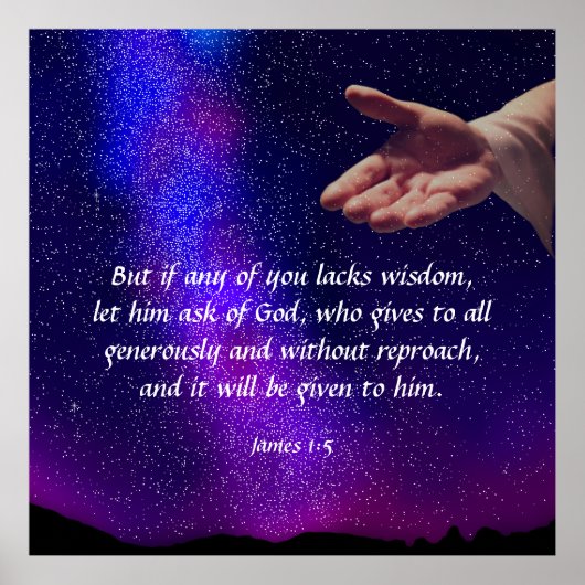 James 1:5 poster (Vorne)