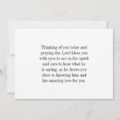 James 1:5 Wenn einer von Ihnen keine "Weisheit-Bib (Rückseite)