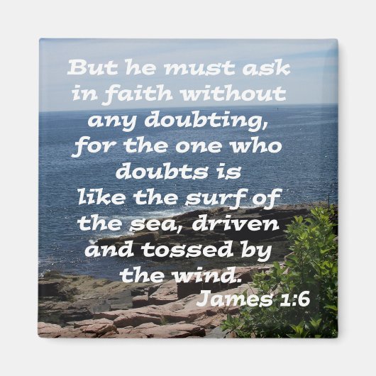 James 1:6 magnet (Vorne)