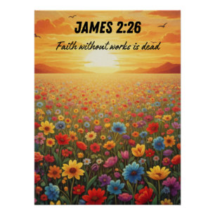 JAMES 2:26 Blumenfeld Poster