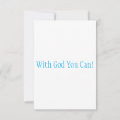 James 3:13 KJV Bible Verse Pic Flat Begrüßung Karte (Rückseite)