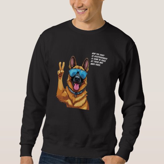 James 3:18 Bible Scripture - Christian Sweatshirt (Vorderseite)