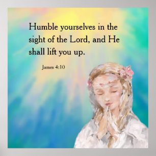 James 4:10 poster