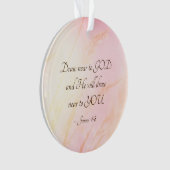 James 4:8 Zeichnete in der Nähe der Verse Gottes Ornament (Vorderseite)